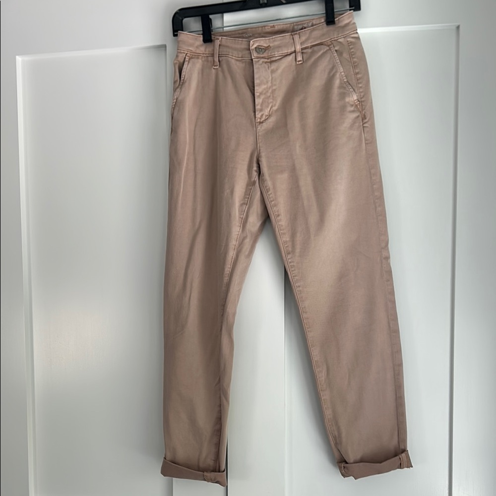 Ag Adriano Goldschmied Pink Chinos Classic Straight-Leg